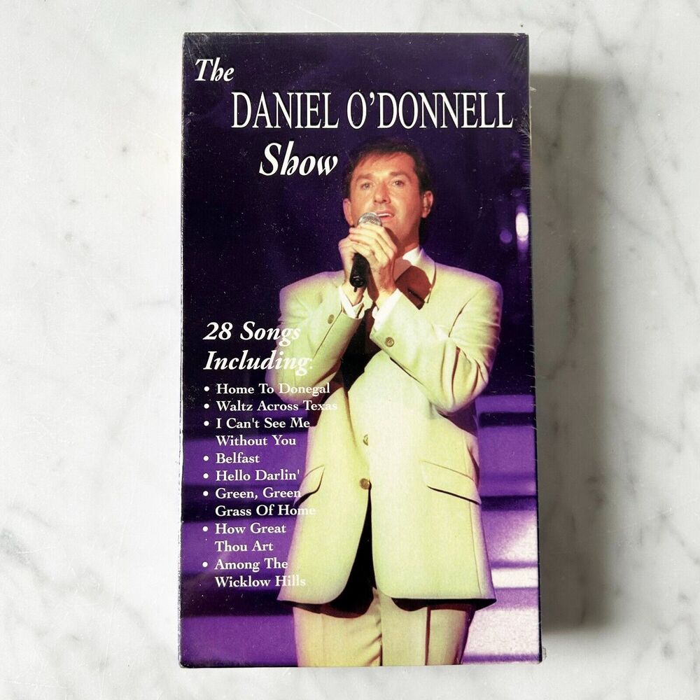 Daniel O'Donnell Show Irish Singer VHS Tape 2001 NEW